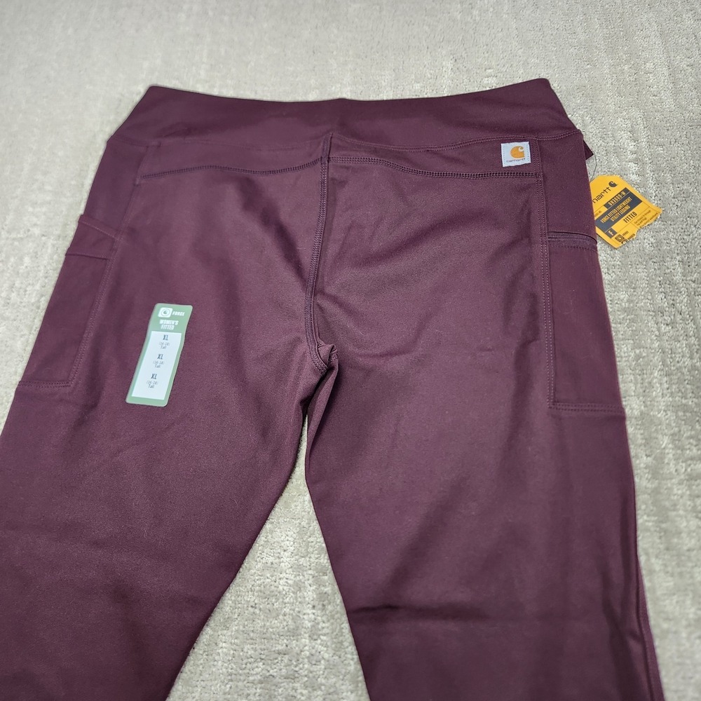 Carhartt Leggings Pants Women XLT Force Fitted Rugged Flex Workwear Utility NEW - Picture 4 of 12